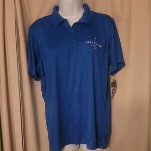 Grey Goose Short Sleeve Polo Shirt — Royal Blue